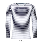 Ανδρικό μακρυμάνικο ριγέ T-shirt