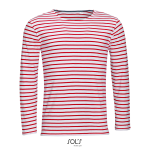 Ανδρικό μακρυμάνικο ριγέ T-shirt