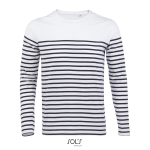 Ανδρικό μακρυμάνικο ριγέ T-shirt